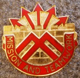 II.115 INSIGNA MILITARA ARTILERIE PIN US U.S. Army 552nd Artillery Group, America de Nord
