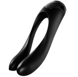 Satisfyer-Candy Cane Vibrator Degetar, Silicon