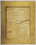 MENIU DE LA MASA DATA CU OCAZIA NUNTII LOCOT. ALEX. LAZARESCU cu SOFIA G. GEORGESCU , 1920
