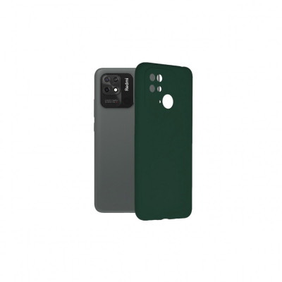 Husa Compatibila cu Xiaomi Redmi 10C Techsuit Soft Edge Silicone Verde Inchis foto