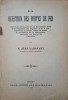 La Question des Portes de Fer - Jean Lahovary, 1899, Franceza, Carte Veche, Bibliofilie, Imprimerie La Roumanie, 32 pagini