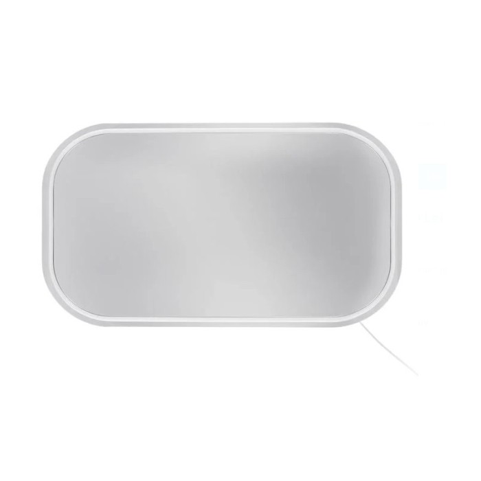 Oglinda LED neon, 50 x 30 cm, Alba