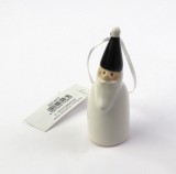 Cumpara ieftin Decoratiune Craciun - Ceramic Santa, white and black 2x7cm | Drescher