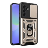 Husa Samsung Galaxy A36 5G, Asteroid GSM CamShield Series, Protectie Camera, Suport Inel, Auriu