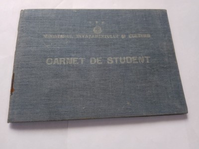 Carnet de student foto
