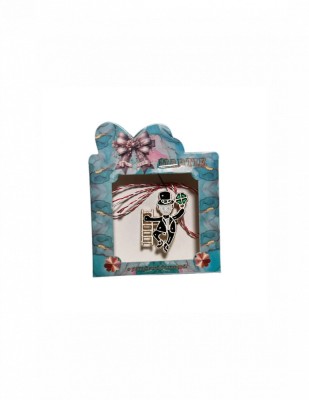 Martisor tip brosa cu model cosar pentru 1 si 8 martie foto