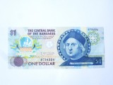 Rara! Bahamas 1 Dollar 1992 UNC,bancnota comemorativa la cel mai mic pret