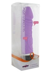 Vibrator Realistic Silicone Classic, Lila, 20 cm