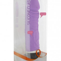 Vibrator Realistic Silicone Classic, Lila, 20 cm