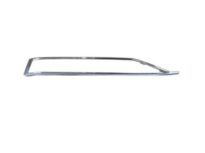 Ornament grila bara protectie, spoiler Skoda Superb (3v), 2019-06.2024, montare fata, dreapta, cromat, RapidAuto foto