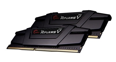 Memorie DDR G.Skill - gaming &amp;quot;Ripjaws V&amp;quot; DDR4 32GB frecventa 3600 MHz, 16GB x 2 module, radiator, latenta CL18, &amp;quot;F4-3600C18D-32GVK&amp;quot; foto