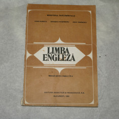 Manual limba engleza Clasa a IX-a - Doris Bunaciu sa - 1993