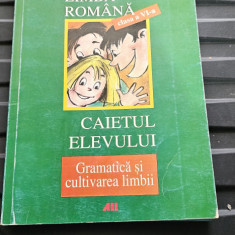 LIMBA ROMANA CAIETUL ELEVULUI GRAMATICA SI CULTIVAREA LIMBII CLASA A VI A POPESC