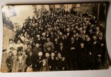 Fotografie grup mare de oameni de Paste 1936