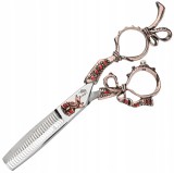 WOLF Degloving foarfece pentru dreptaci 5,5 Foarfece de tuns elegant offset pentru salon Linia profe