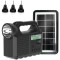 Kit solar GD-8017 MUSIC portabil cu 3 becuri