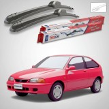 Cumpara ieftin Ștergătoare Ford Festiva Hatchback WB 1993-2000 | Set Față Flat &ndash; TeamCar&reg;