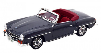 Macheta auto Mercedes-Benz 190 SL 1957 gri, 1:18 Norev foto