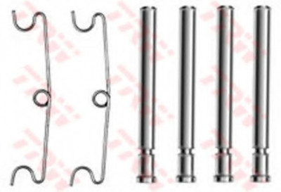 Set accesorii, placute frana VW TRANSPORTER IV platou / sasiu (70XD) (1990 - 2003) TRW PFK319 foto