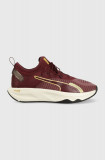 Puma pantofi de antrenament PWR XX Nitro Deco Glam culoarea bordo