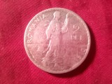 Moneda 2 lei 1910 Carol I , 10g argint 835 , cal.F.Buna