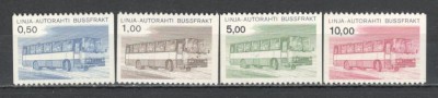 Finlanda.1981 Timbre ptr. pachete-Mijloace da transport DF.176 foto