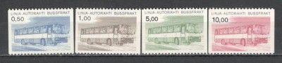 Finlanda.1981 Timbre ptr. pachete-Mijloace de transport KF.207 foto