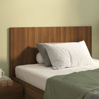 vidaXL Tăblie de pat, stejar maro, 120x1,5x80 cm, lemn compozit foto