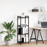 VidaXL Bibliotecă Stejar negru 40 x 30 x 118 cm Lemn compozit