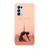 Husa compatibila cu Oppo A54 5G, Viceversa, model Free will is not free Westworld, Silicon, TPU, Transparent, Carcasa