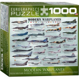 Puzzle 1000 piese Modern Warplanes (mic), Jad