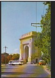 CPIB 22447 - CARTE POSTALA - BUCURESTI. ARCUL DE TRIUMF, NECIRCULATA, TROLEIBUZ