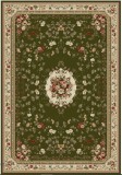 Cumpara ieftin Covor Model Lotos 1525-310, Marime 60 x 110 cm, Verde, Inaltime Fir 8 mm, Antialergic, Polipropilena, Living, Dormitor, Sufragerie, Birou