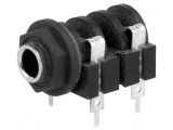 Soclu Jack 6.3mm Mamă Mono 90&deg; Lipire