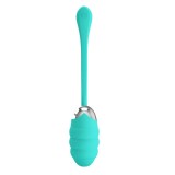 Ou cu vibratii, reincarcabil, 12 Functii, Pretty Love Smart - Franklin, Turquise
