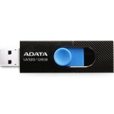 Cumpara ieftin ADATA USB 3.2 128GB , UV320, retractabil, Black Blue , AUV320, 128G, RBKBL