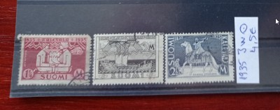 TS21 - Timbre serie Soumi-Finland - Finlanda - 1935 foto