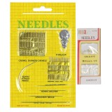 Set ace cusut 25 buc dimensiuni diferite + ace milliners 3 9 (16 buc), kit croitorie pentru reparatii si cusaturi fine