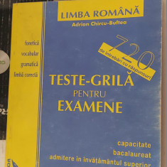 LIMBA ROMANA TESTE GRILA PENTRU EXAMENE CAPACITATE BACALAUREAT ADRAIN BUFTEA