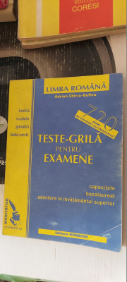 LIMBA ROMANA TESTE GRILA PENTRU EXAMENE CAPACITATE BACALAUREAT ADRAIN BUFTEA foto