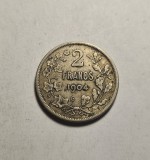 Belgia 2 Franci Francs 1904 Patina