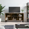 VidaXL Comodă TV, stejar fumuriu, 103,5x30x50 cm, lemn compozit 827001