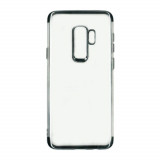 Husa Samsung Galaxy S9 Plus Transparent cu Margini Negre