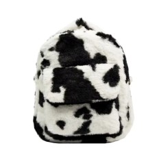 Rucsac dama, Arlenis GT3715, Negru/Alb