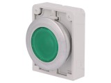 Comutator apăsare 30mm verde IP67