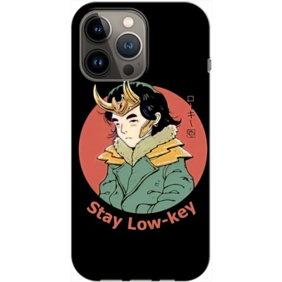 Husa compatibila cu Apple iPhone 14 Plus model Stay Low Key, Silicon, TPU, Viceversa foto