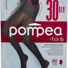 Pompea Dres damă Push-Up 30 DEN 3-M negru, 1 buc