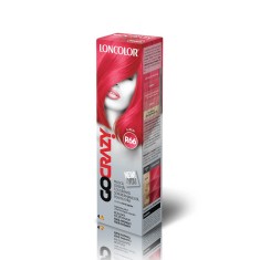 Vospea Crema de Par Semipermanenta, LONCOLOR Go Crazy R66, Rosu, 100 ml, Vopsea Semipermanenta pentru Par, Crema Coloranta LONCOLOR Go Crazy Nuanta Ro foto