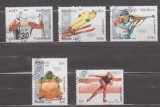 A12 S5 2 - Timbre foarte vechi - Laos - sporturi de iarna