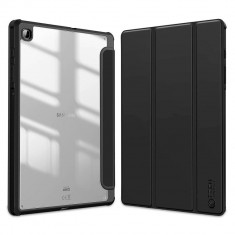 Husa Tech-Protect Smartcase Hybrid pentru Samsung Galaxy Tab S6 Lite 10.4 2020-2024 Negru